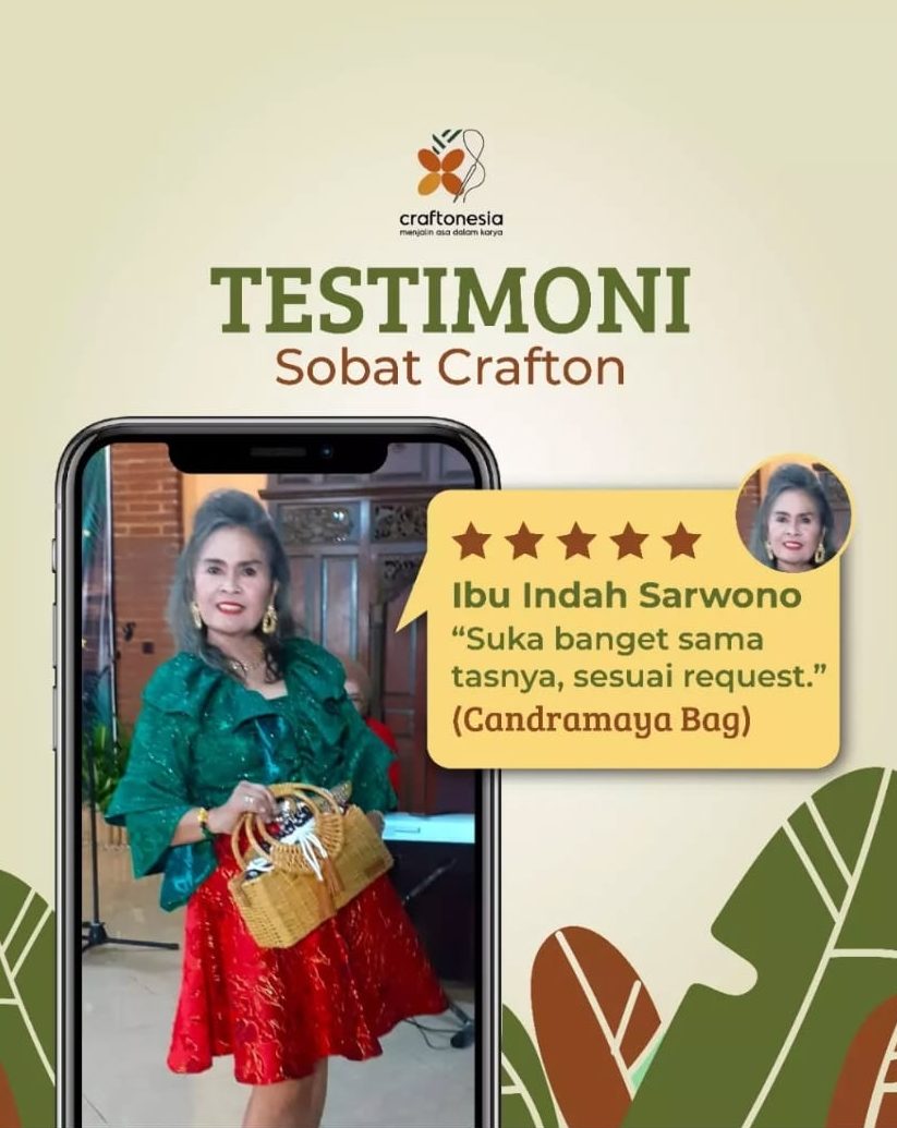 Mrs. Indah Sarwono

"Really like the bag, as requested."
(Candramaya Bag)